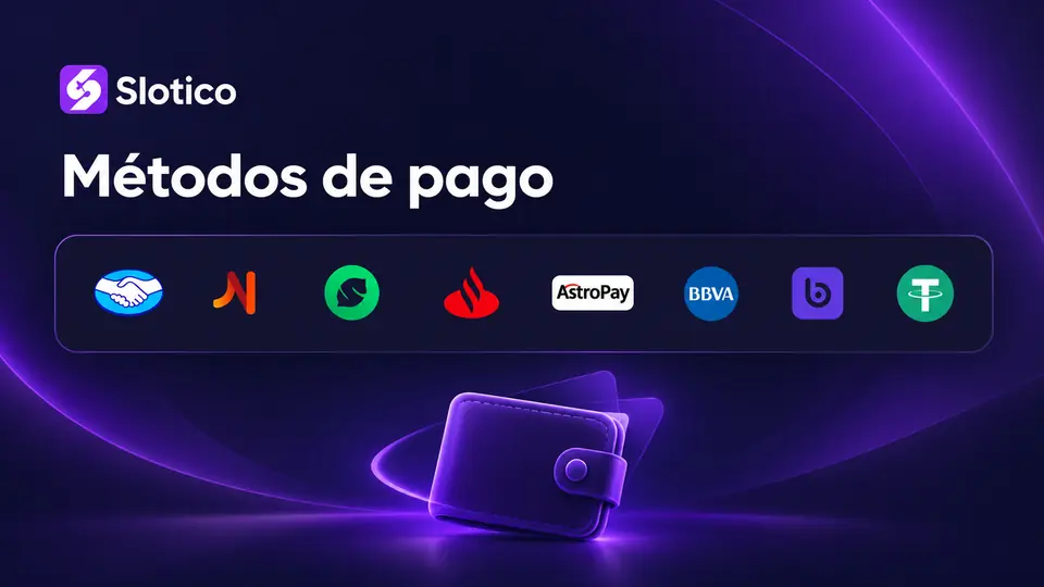 Métodos de pago de Slotico con Mercado Pago, Naranja X, AstroPay y otras opciones
